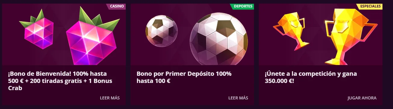 Bono de bienvenida
